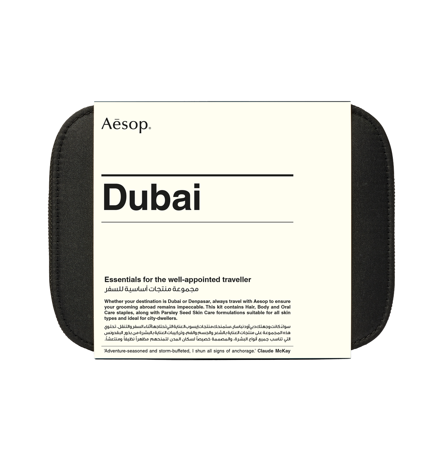Aesop Dubai travel kit pouch