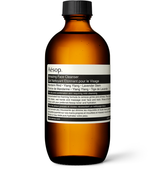 200ml bottle of Aesop Amazing Face Cleanser