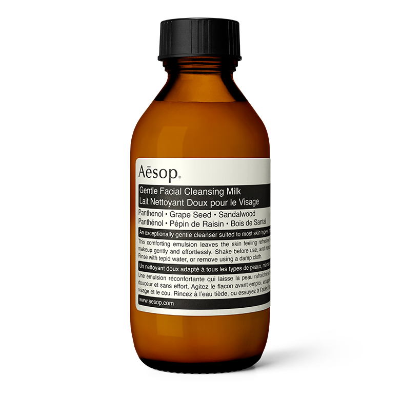 100ml bottle of Aesop Gentle Facial Cleansing Milk