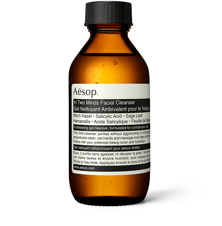 100ml bottle of Aesop In Two Minds Facial Cleanser