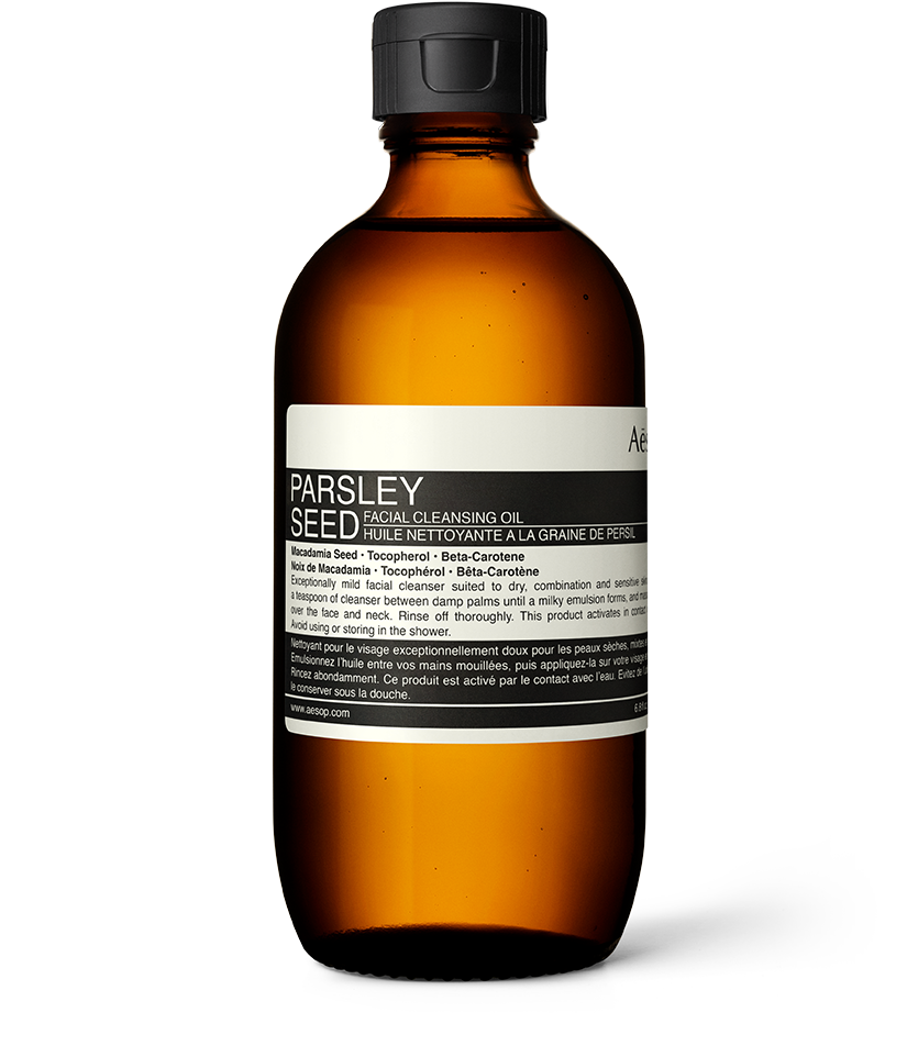 200ml Bottle of Aesop Parsley Seed Facial Cleansing Oil