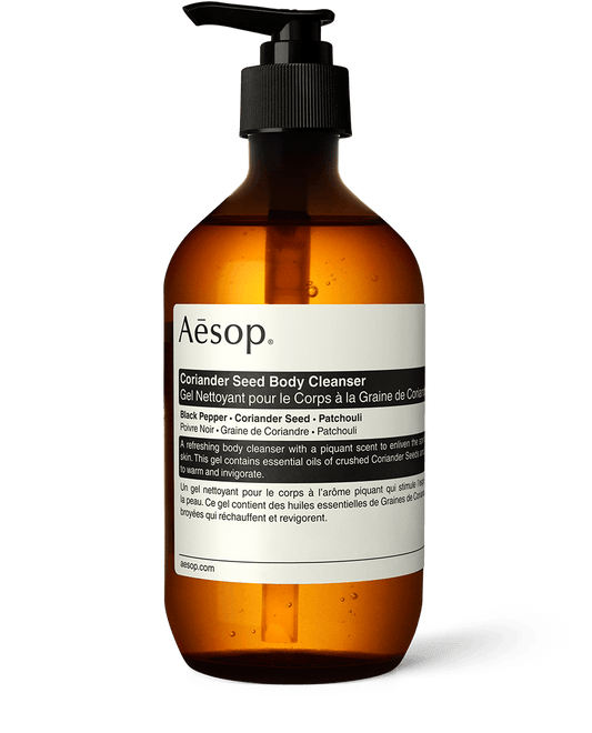 500ml bottle of Aesop Coriander Seed Body Cleanser