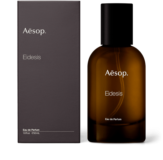50ml bottle of Aesop Eidesis eau de parfum with the box