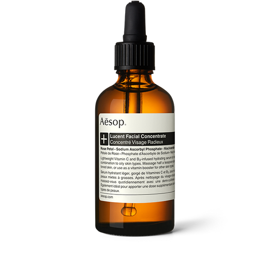 60ml bottle of Aesop Lucent Facial Concentrate