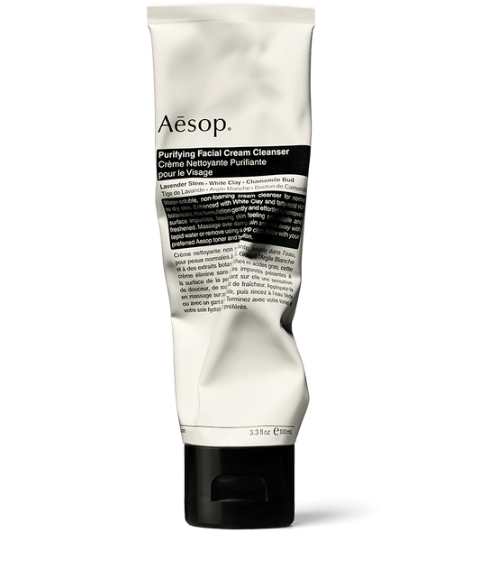 100ml tube of Aesop Purifying Facial Cream Cleanser