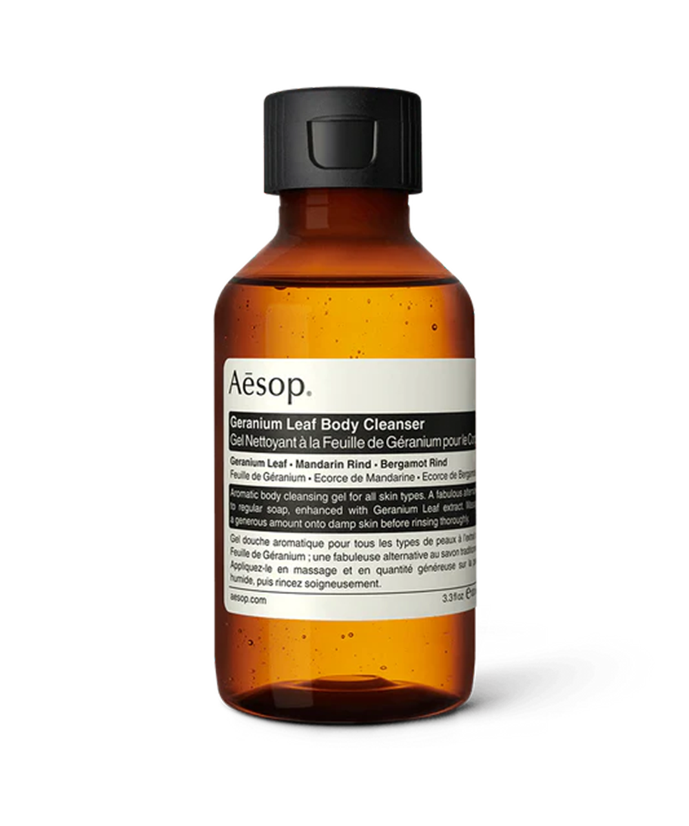 100ml bottle of Aesop Geranium Leaf Body Cleanser