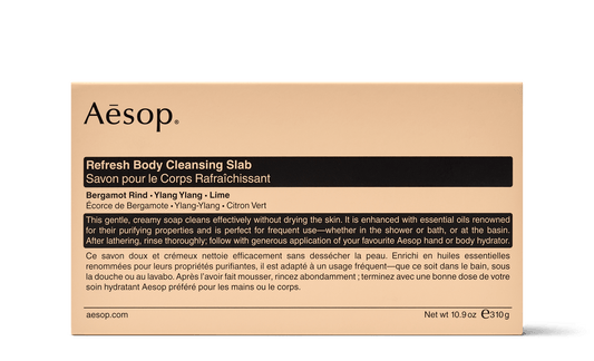 310g box of Aesop Refresh Body Cleansing Slab