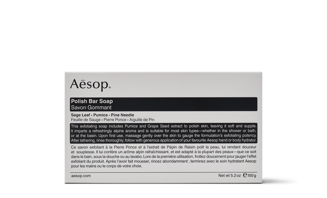150g box of Aesop Polish Bar Soap