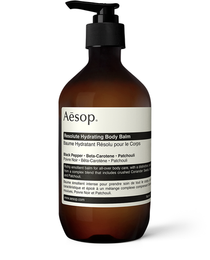 500ml bottle of Aesop Resolute Hydrating Body Balm