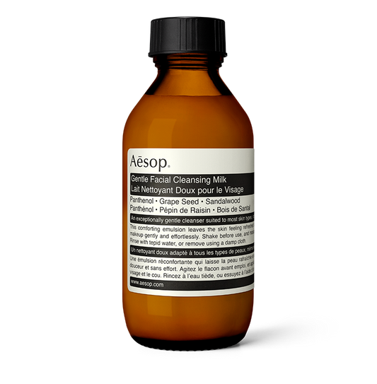 100ml bottle of Aesop Gentle Facial Cleansing Milk