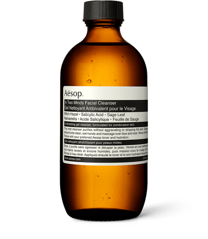 200ml bottle of Aesop In Two Minds Facial Cleanser