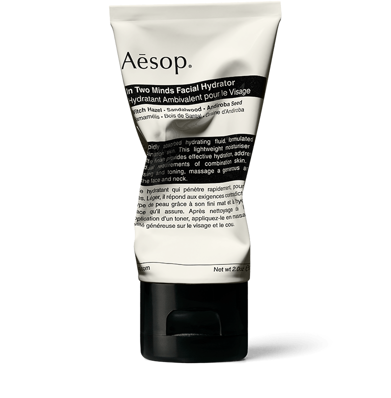 60ml tube of Aesop In Two Minds Facial Hydrator