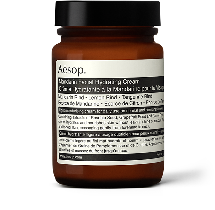 120ml tub of Aesop Mandarin Facial Hydrating Cream