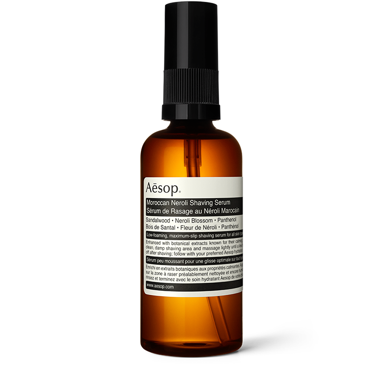 100ml bottle of Aesop Moroccan Neroli Shaving Serum