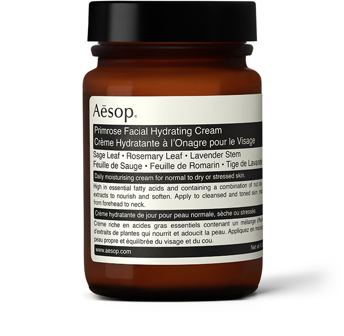 120ml tub of Aesop Primrose Facial Hydrating Cream