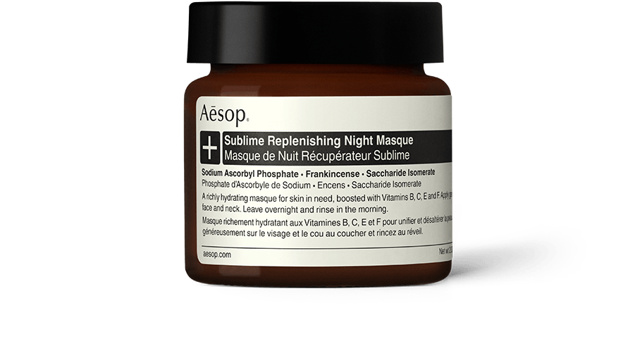 60ml tub of Aesop Sublime Replenishing Night Masque