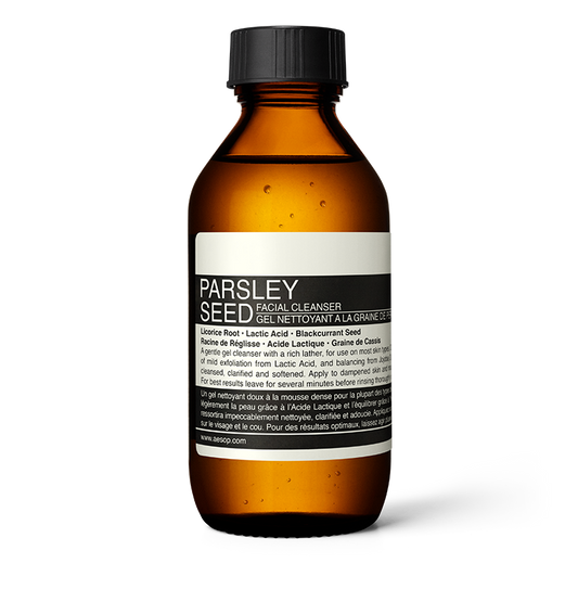 100ml bottle of Aesop Parsley Seed Facial Cleanser