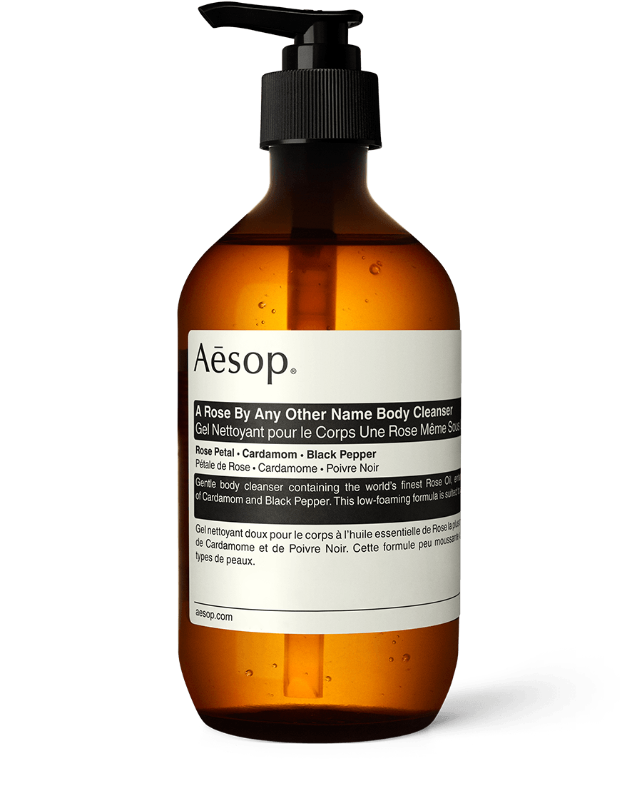 500ml bottle of Aesop A Rose By Any Other Name Body Cleanser
