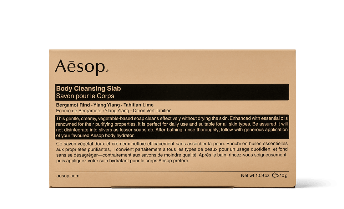 310g box of Aesop Body Cleansing Slab