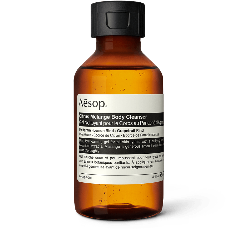 100ml bottle of Aesop Citrus Melange Body Cleanser