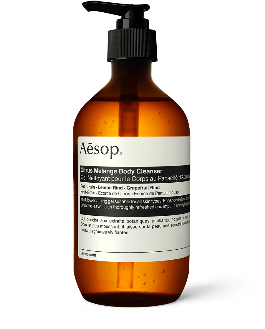 500ml bottle of Aesop Citrus Melange Body Cleanser