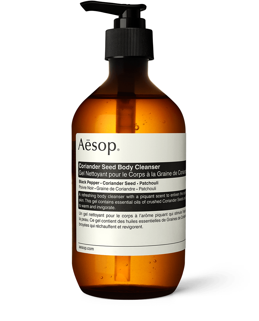 500ml bottle of Aesop Coriander Seed Body Cleanser