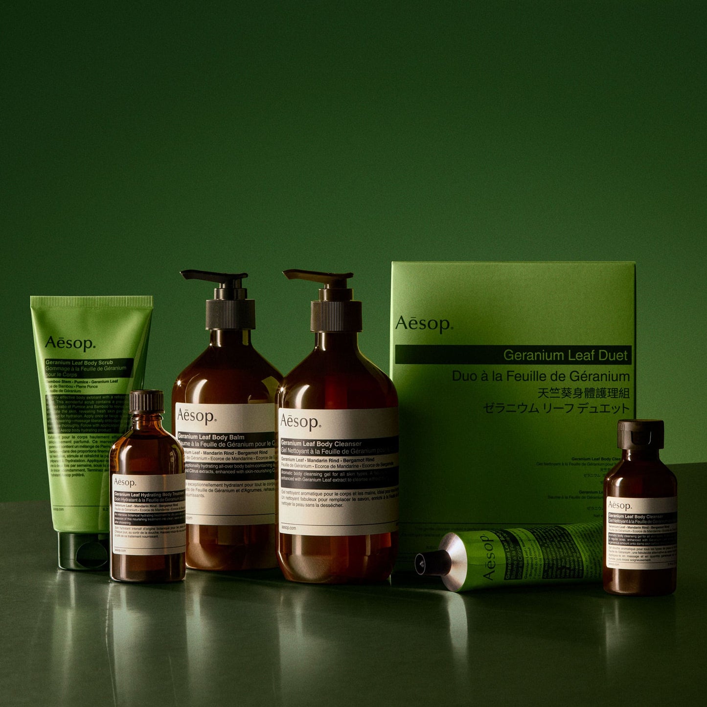 بلسم للجسم من ورق الجيرانيوم 