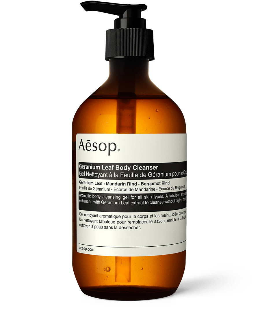 500ml bottle of Aesop Geranium Leaf Body Cleanser