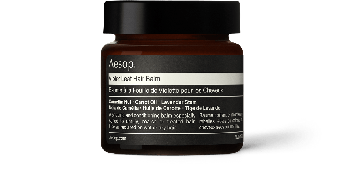 Tub of Aesop Violet Leaf Hair Balm