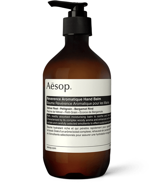 500ml bottle of Aesop Reverence Aromatique Hand Balm