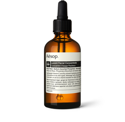 60ml bottle of Aesop Lucent Facial Concentrate