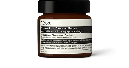 60ml tub of Aesop Primrose Facial Cleansing Masque